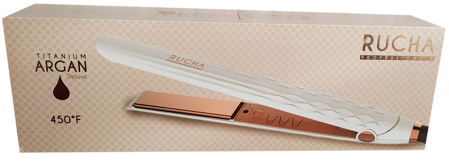 Plancha Rucha Titanium Argan Deluxe