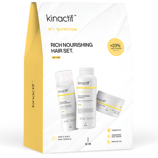 KINACTIF (Nº1 NUTRITION) RICH NOURISHING PACK (SHAMPOO + MASK + M. EXTRACT)