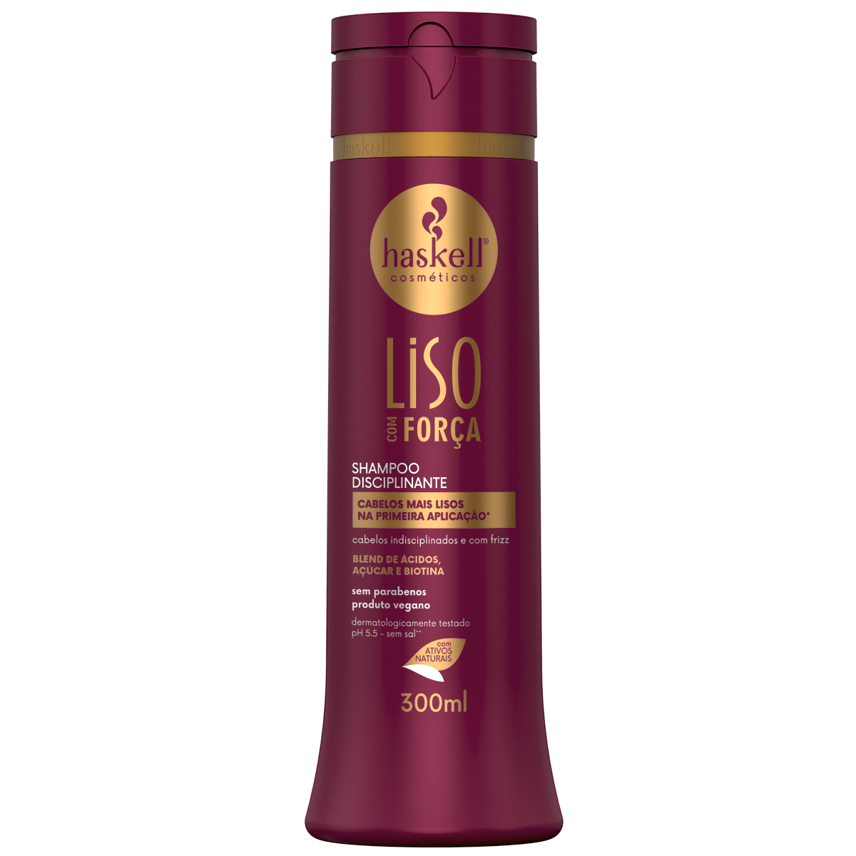 Shampoo Liso com Força 300ml