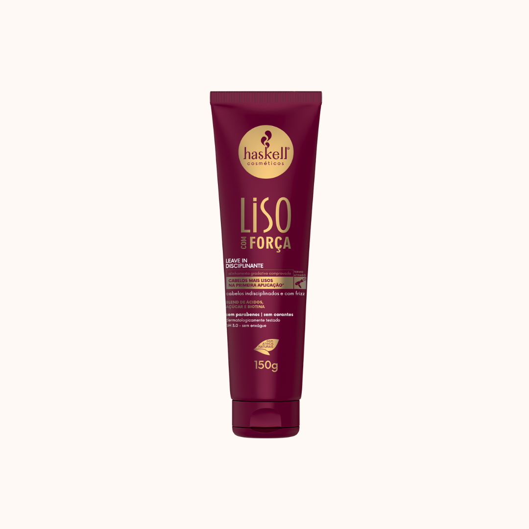 Leave-in Liso com Força 150g-Control y alineación instantánea.