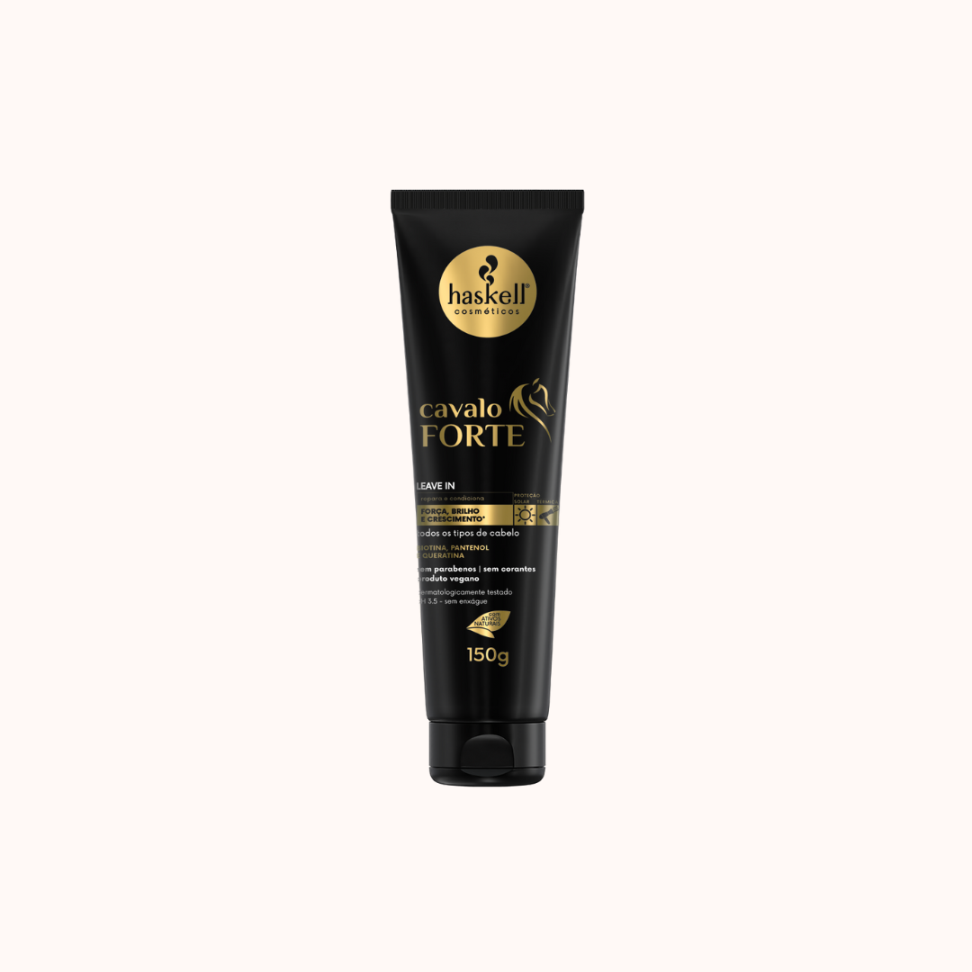 Leave-in Cavalo Forte 150g-Máxima fuerza, elasticidad y crecimiento.