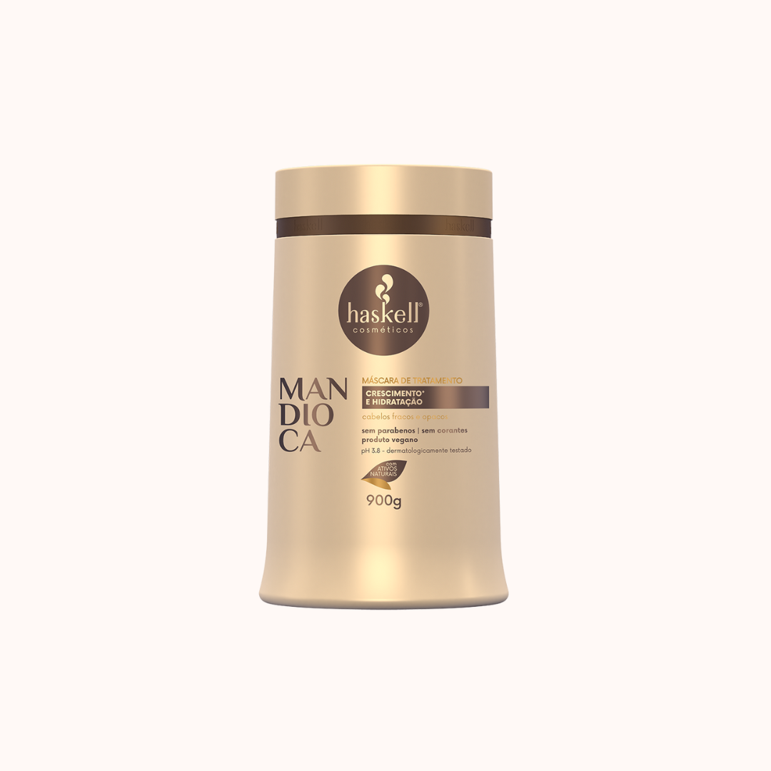 Mascarilla Mandioca 900g – Haskell | Hidratación profunda y brillo extremo